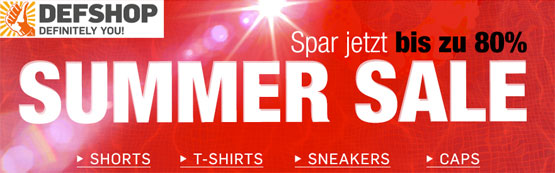 Summer Sale angebot def-shop günstig rabatt