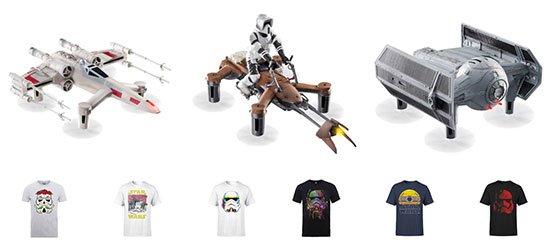 Angebot Deal Drohnen Star Wars T-Shirt
