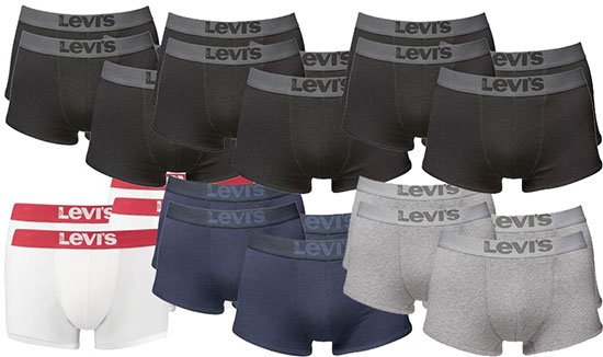 Boxershorts Angebot Deal Levi's sparen schnäppchen