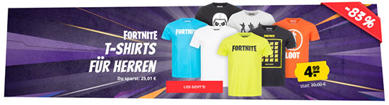 T-Shirts FORTNITE Deal Game Fanwear Merchandise